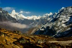 Everest Trekking, Wunderschöner Blick auf die Khumbu-Range.