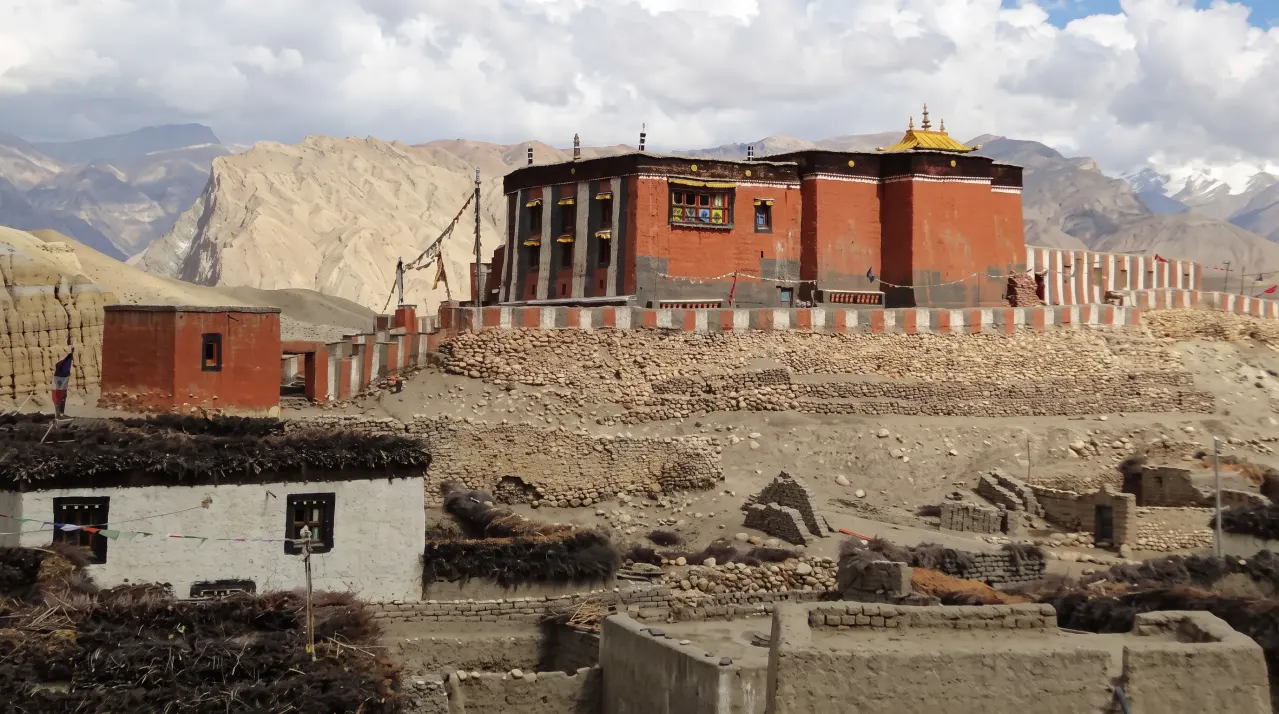 Tsarang oder Charang im Mustang
