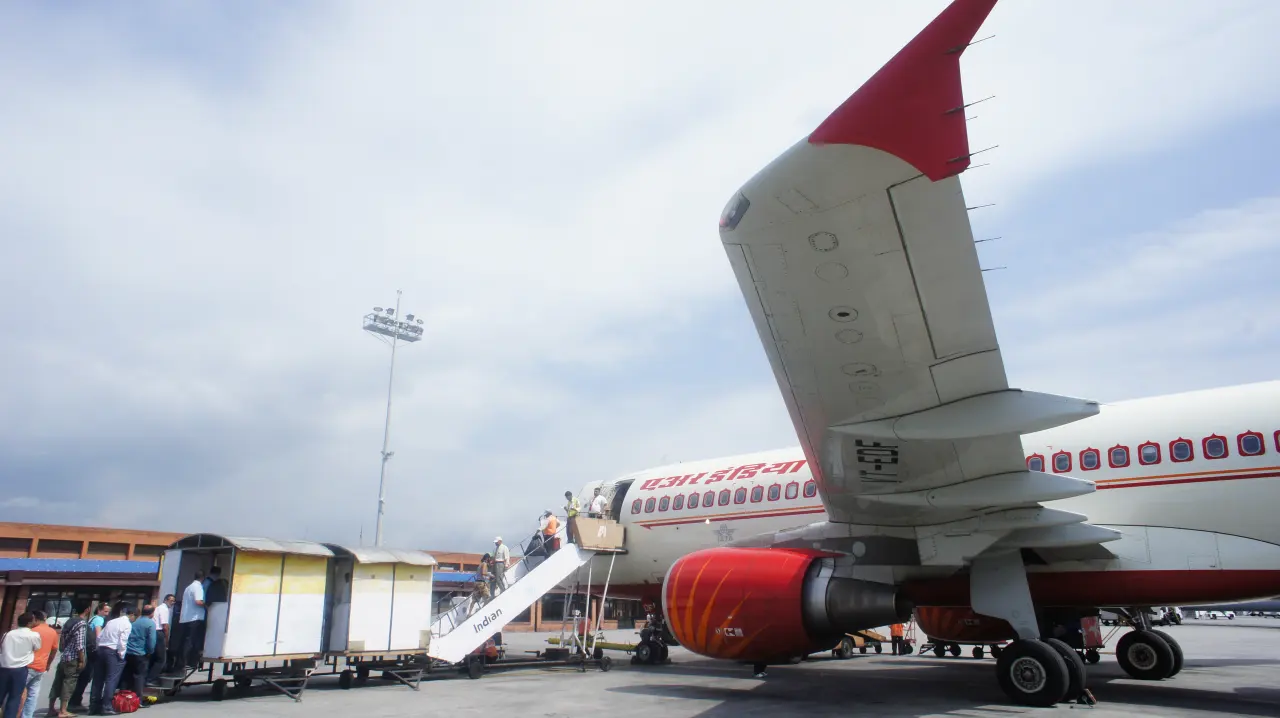 Kathmandu Region: Einreise am Flughafen Tribhuvan Nepal, Kathmandu.