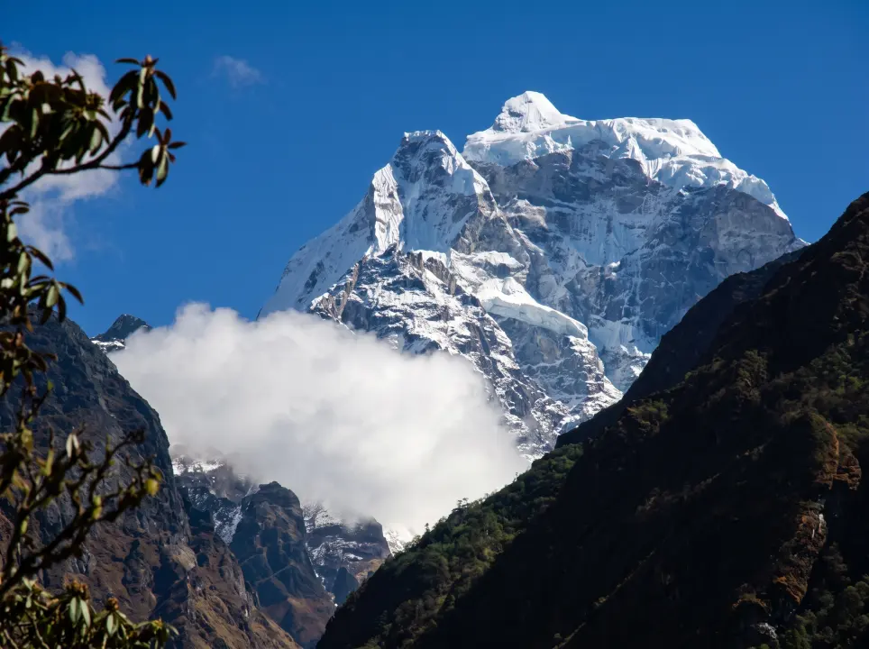 Beste Bergsicht von Namche Bazaar
