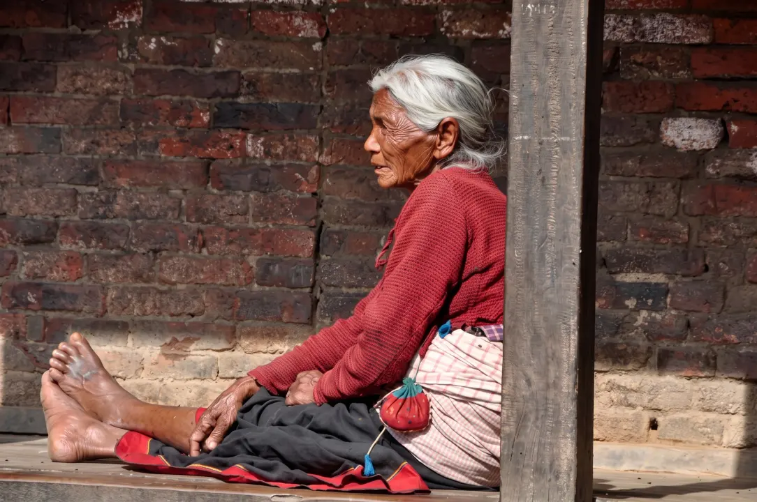Pause, Ruhe in Bhaktapur