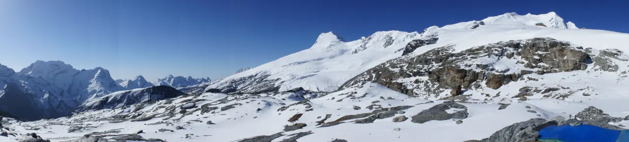 Panorama am Mera-Peak-Basecamp