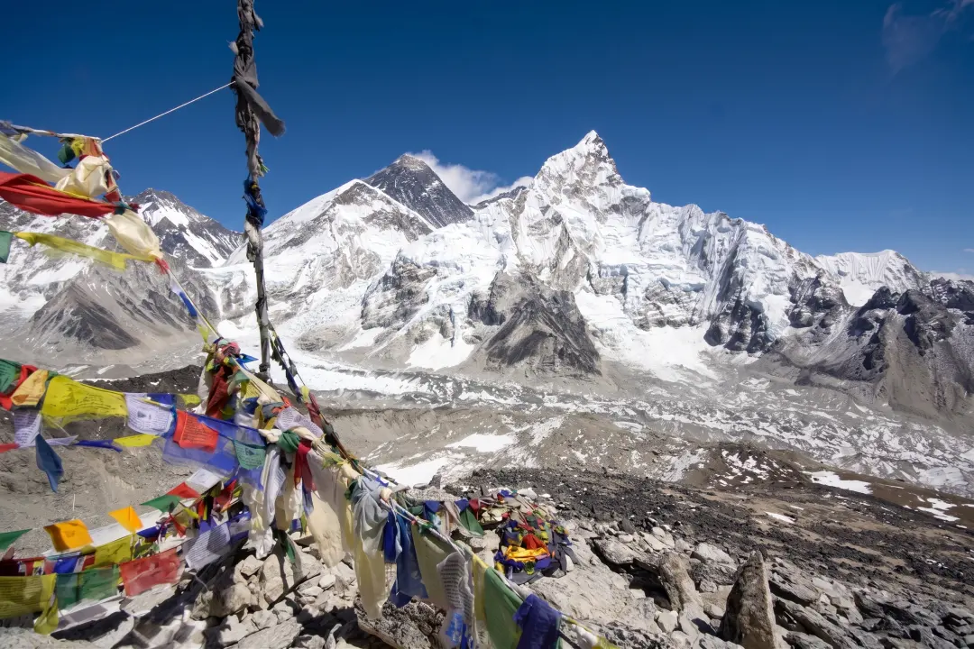 auf dem Gipfel des Kala Patthar