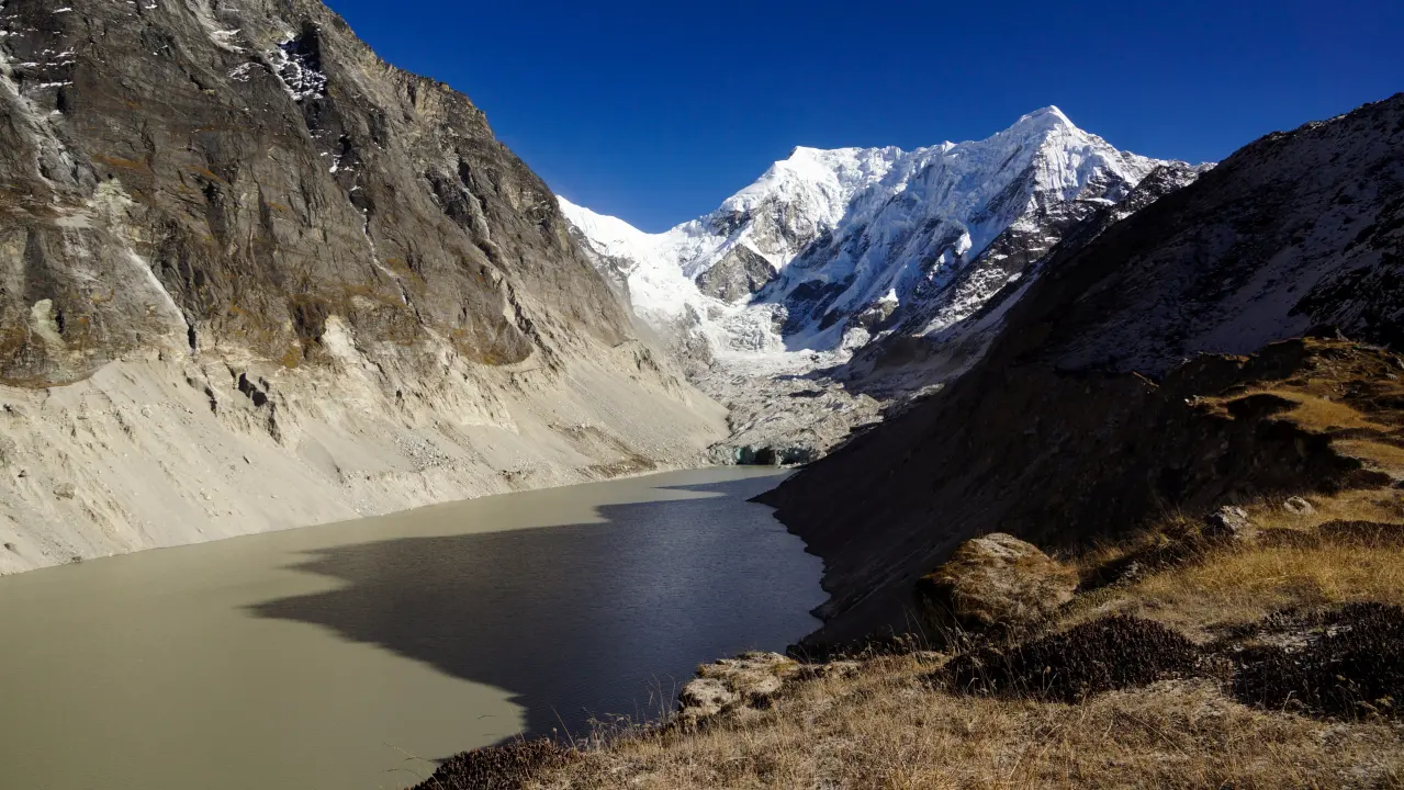 Gletschersee, Rowaling-Trek, Nepal Trekking