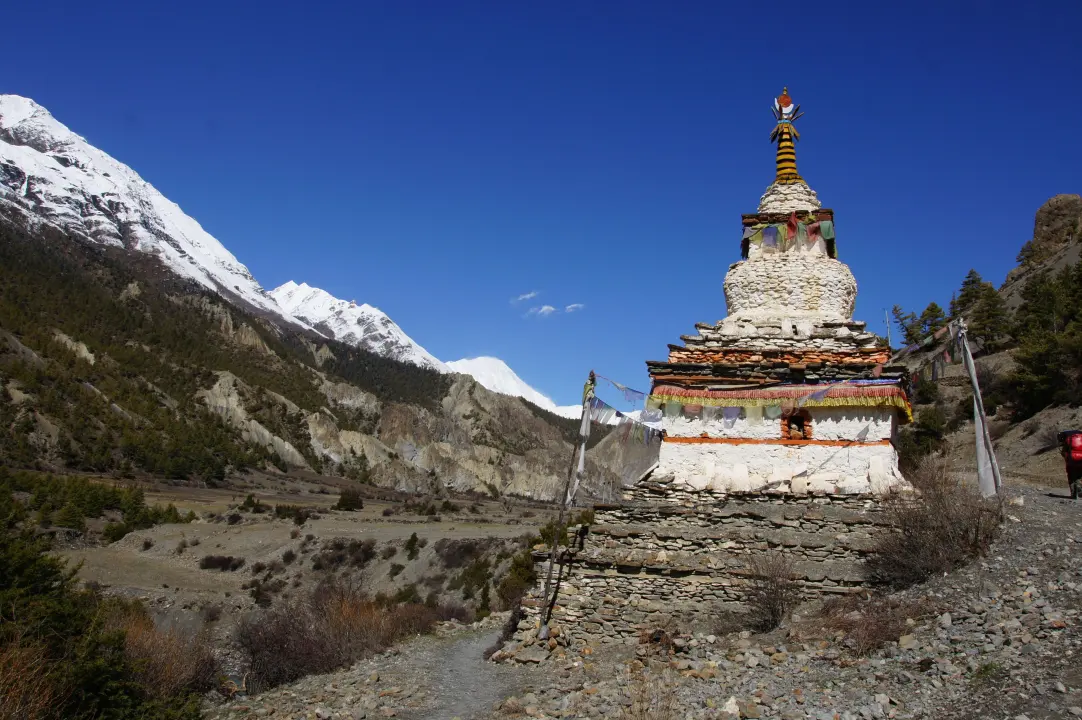 Weg- und Pass-Chörten, Annapurna Trekking