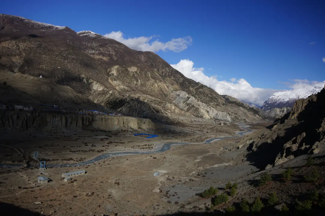 Auf dem Weg nach Pisang, Annapurna Trekking