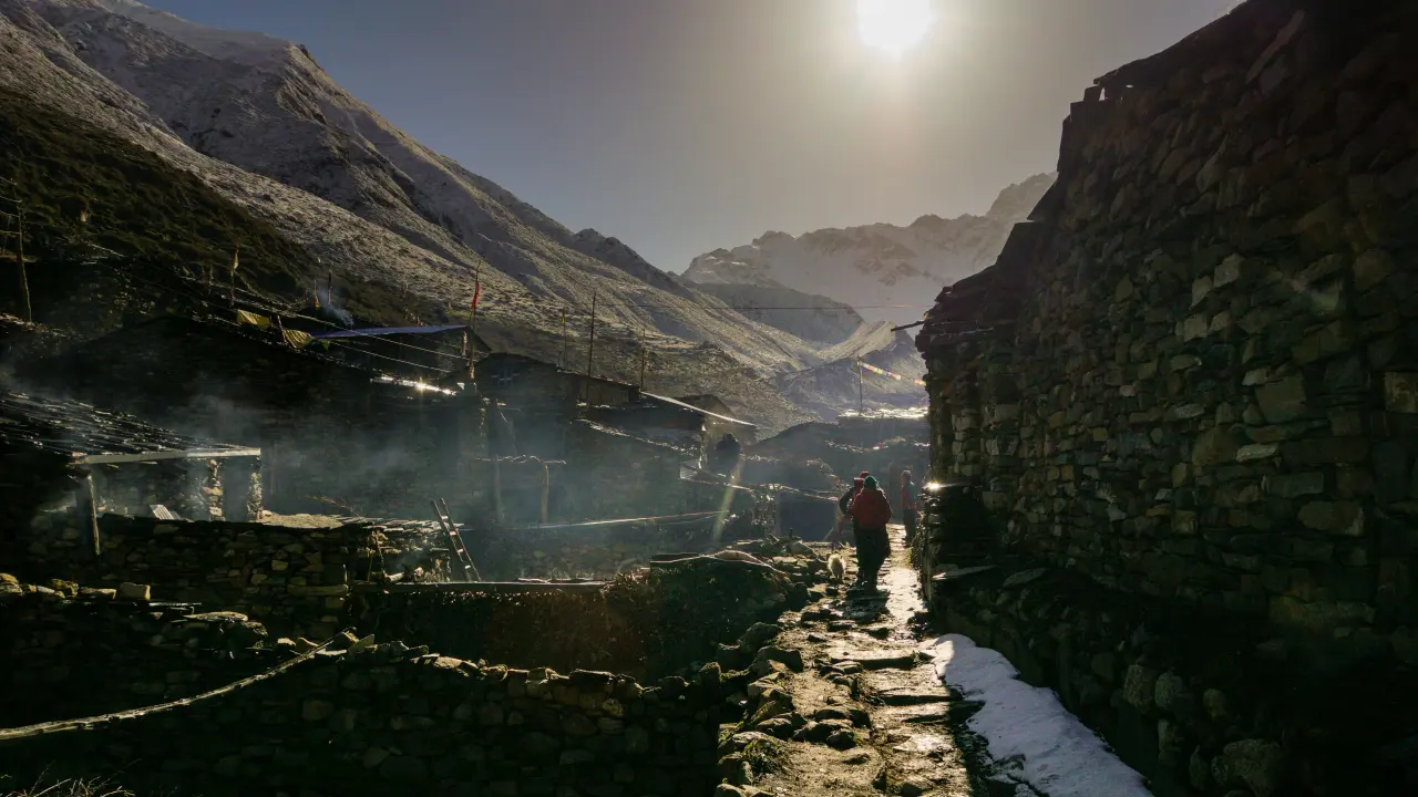 Enge Wege, Manaslu Trekking