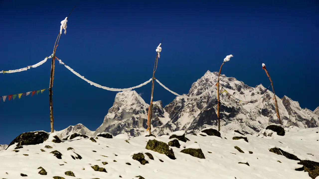 Larkya-Gletschers, Manaslu Trekking