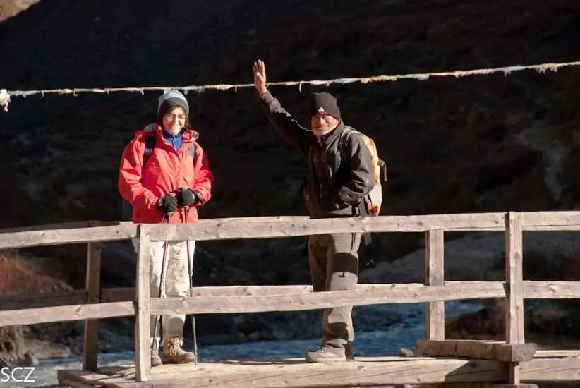 Manaslu Region: Das kleine Dorf Nile, Tsum Valley.