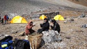 Zeltcamp im Hinterland, Zelten im Himalaya. Ein tolles Erlebnis.