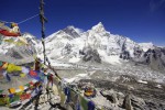 auf dem Gipfel des Kala Patthar, Mount Everest, hohe Pässe, Kala Patthar, Kongma La, Cho La, Renjo La Pass.