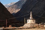 Tsum Valley, Kleine Stupa im Tsum Valley.