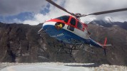 Everest-Helicopter-Tours, Start vom Namche Helipad